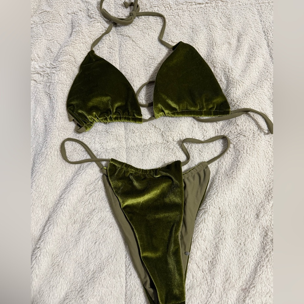 MURCI Green Velvet Bikini